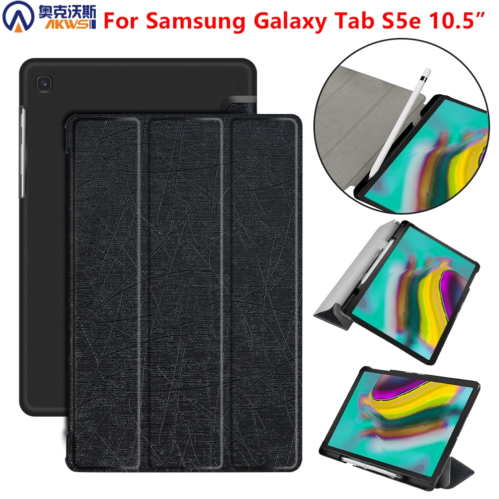Чехол для планшета Samsung Galaxy Tab S5E 2019 SM T720 тонкий чехол tab 10 5 дюймов 2019|Чехлы