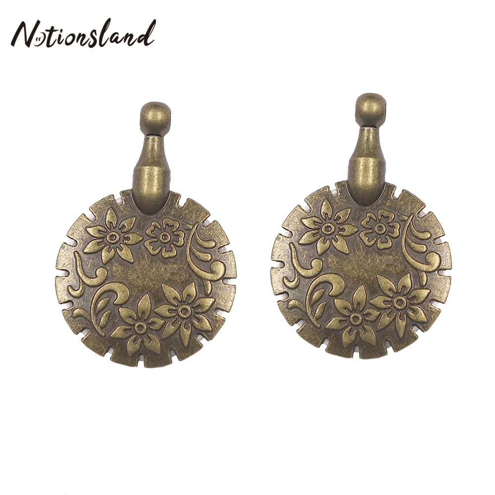 1 шт. высококачественный резак для швейной нитки подвеска круглой формы античный