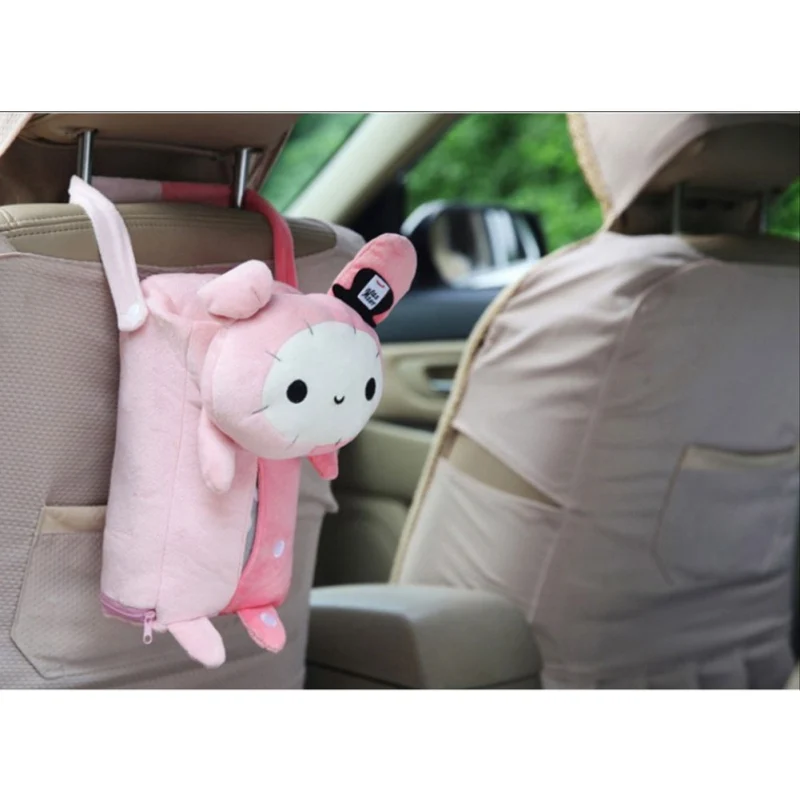 2019 новый автомобильный держатель для салфеток с животными подвесная коробка из