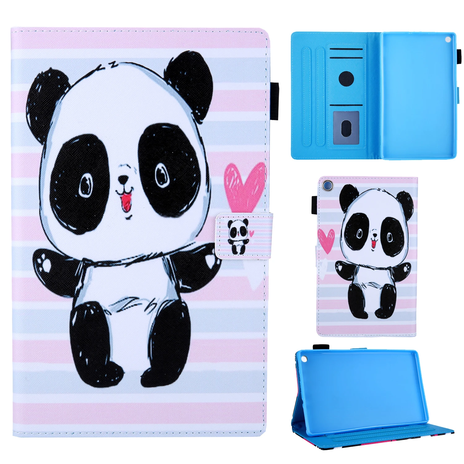 Чехол для Amazon Kindle Fire HD8 2016/2017/2018 чехол HD 8 Etui ручка планшета Funda 2018 2017 Cat | Компьютеры
