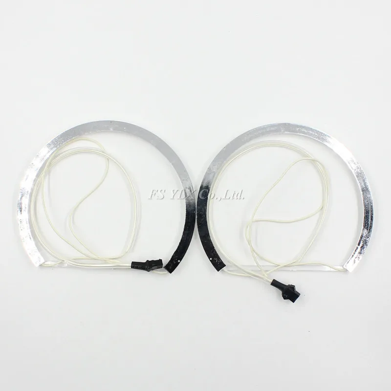 FSYLX 131 мм Диаметр полукруглое кольцо автомобиля CCFL светодиодный Halo Кольцо фара