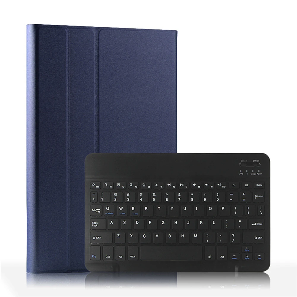 Беспроводная Bluetooth клавиатура и кожаный чехол для клавиатуры Чехол-подставка