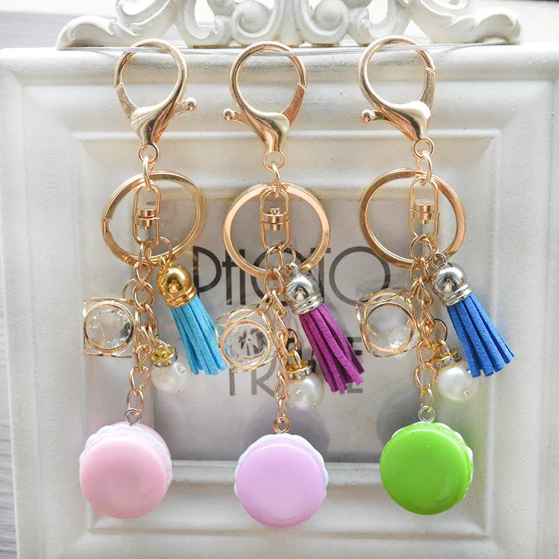 Новинка брелок для торта Модное Автомобильное кольцо ключей женская сумка