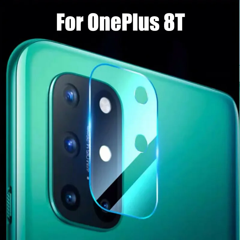 

UGI 1-3PCS Full Cover Camera Lens Glass For OnePlus 8T Protective Glass Clear Tempered Glass Protection Film Back Glass 9H Hard