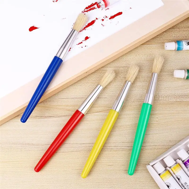 4 шт. Детские кисти для рисования|Кисти рисования| |