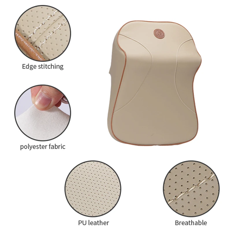 Автомобильная подушка для шеи кожаная 3D головка из вспененного материала отдыха