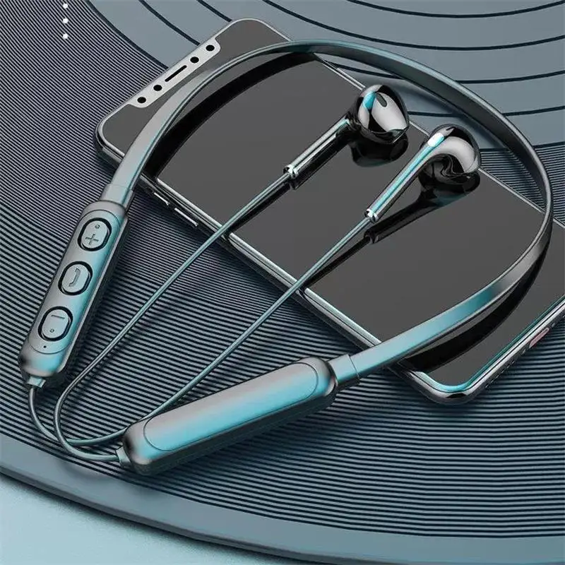 Новый стиль подвесная Шея Спортивная Беспроводная Bluetooth-гарнитура наушники