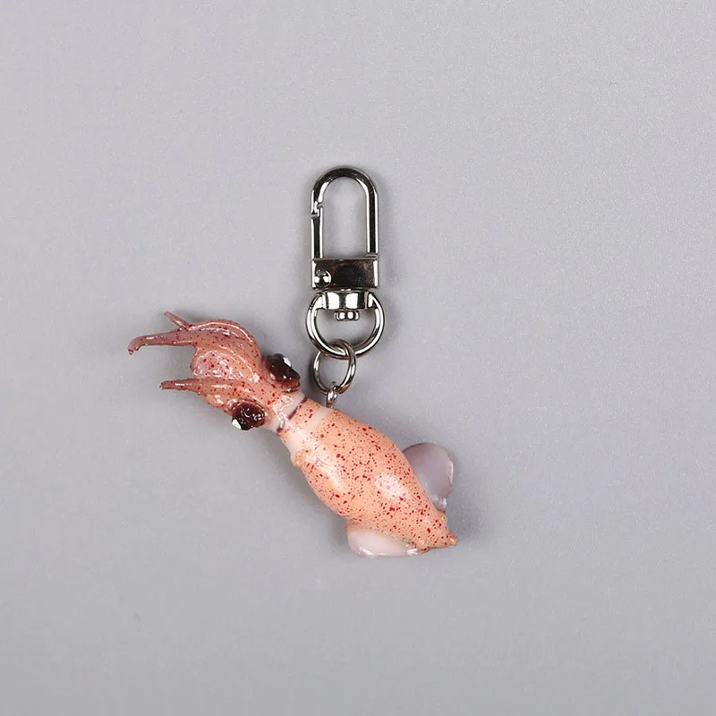 

Funny squid hook earphone sleeve For Apple Airpods 1 2 Accessories Case Protective Cover Bag Box Earphone Case Key ring