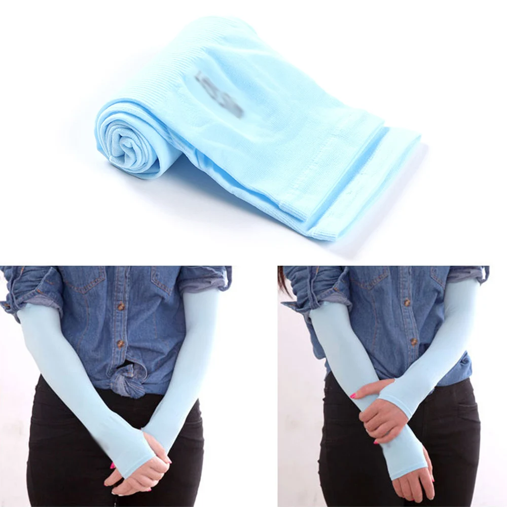 Лидер продаж Новинка лета Солнцезащитная манжета из шелка льда для верховой езды