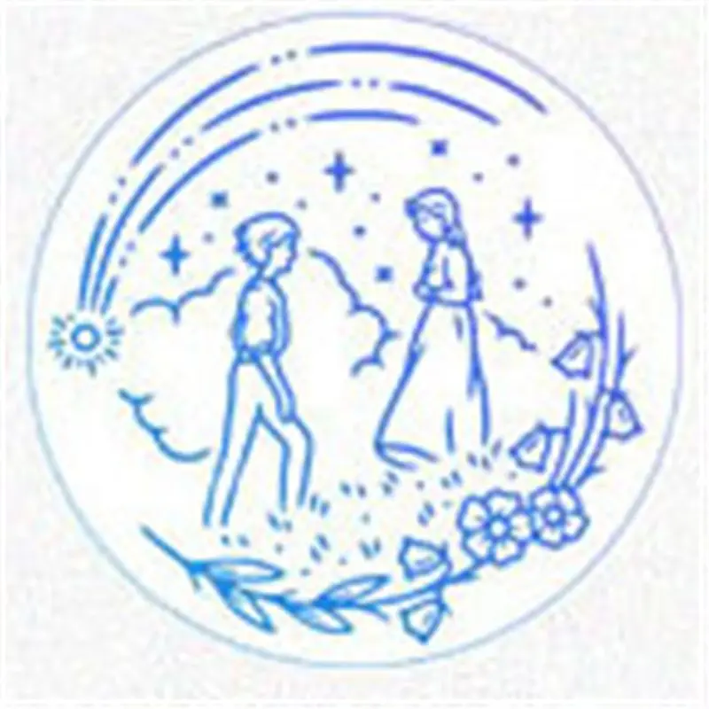 500 + узоров воск печать штамп Ретро деревянный наборы Замена Медная головка-серия