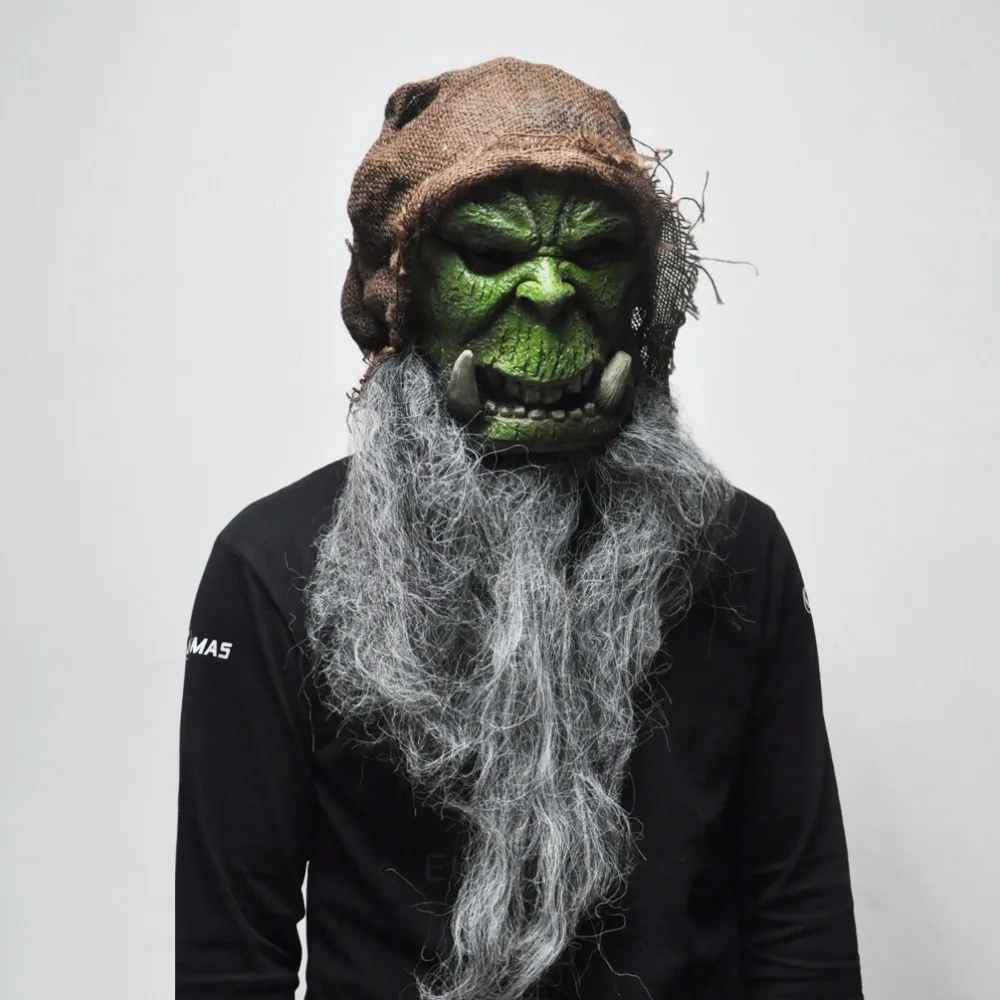 Маска на Хэллоуин world of orc маска гулдана маска на Хэллоуин качественная силиконовая маска для ролевых игр маска для взрослых маска ужаса
