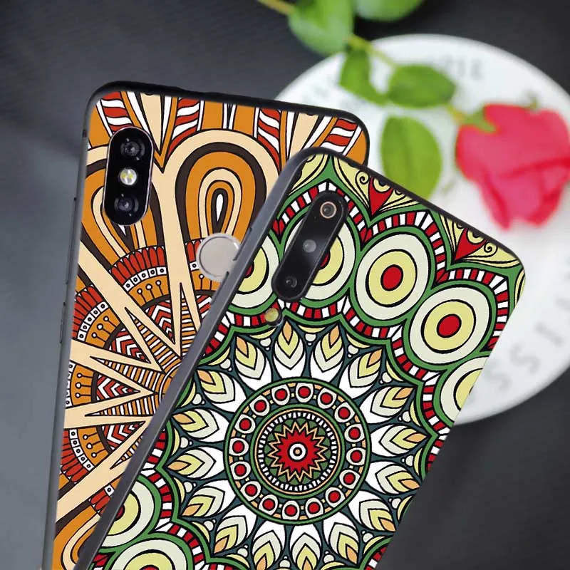 ethnic style Phone Case for samsung galaxy a50 a70 a30 a40 a20 s8 s9 s10 plus Soft silicone Cover |
