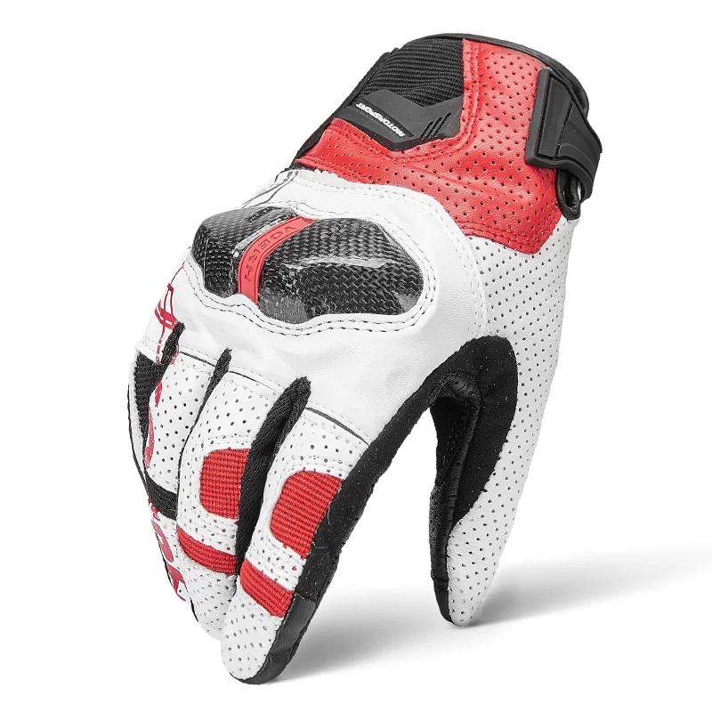 Новые 2019 мотоциклетные перчатки черные гоночные с сенсорным экраном Натуральные