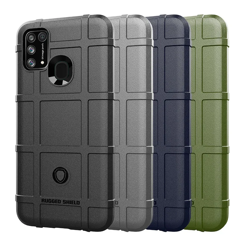 

Wholesale 10pcs/lot Case Rugged Armor Shockproof Cover For Samsung Galaxy S20 S10 A91 A71 M31 Soft Silicon Button Protection