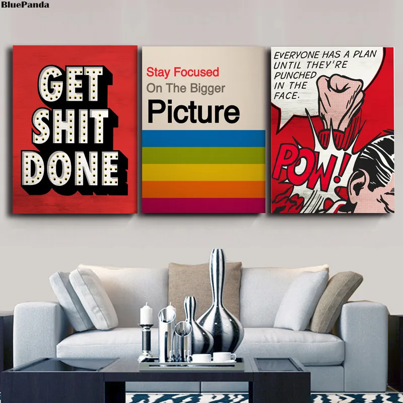 У каждого есть план картины на холсте Готово принты модульный настенный