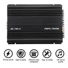 Автомобильный усилитель, 7900 Вт, 12 В, многоканальный Мощный Автомобильный аудиоусилитель, сабвуфер из алюминиевого сплава, автомобильный стерео усилитель мощности, автомобильные усилители звука