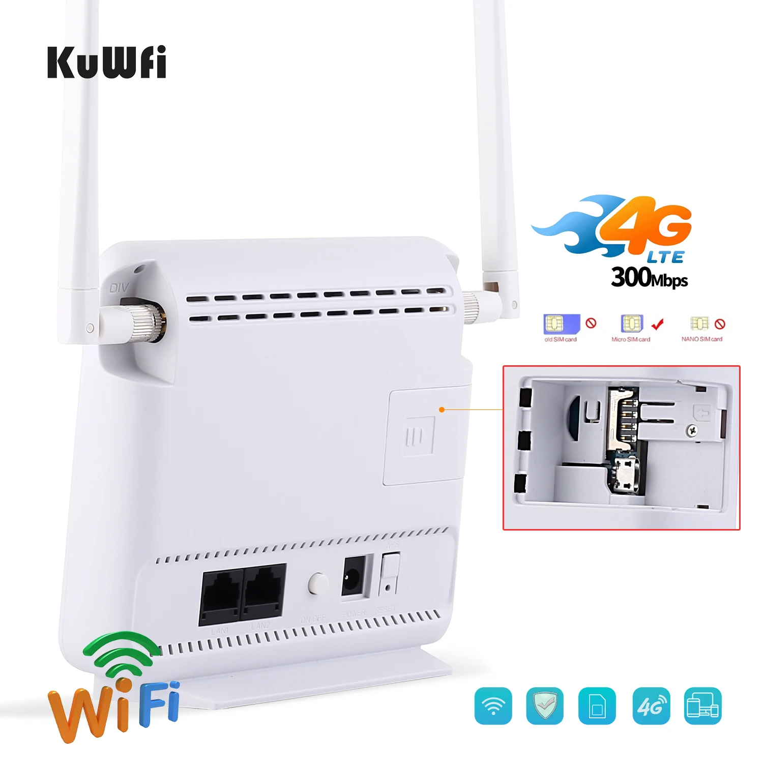300 Мбит/с беспроводной CPE 4G LTE Wifi маршрутизатор ФЗД/TDD WCDMA разблокировочные роутеры