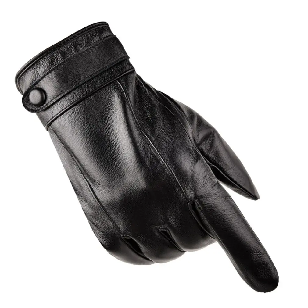 

Sheepskin Men's Leather Gloves Men's Touch Screen Gloves Military Tactical Gloves Warm Soft Men's Gloves Leather Gloves