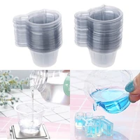 200pcs 40ml plastic disposable dispensing cup epoxy resin mixing cups resin dispenser for diy epoxy resin jewelry making