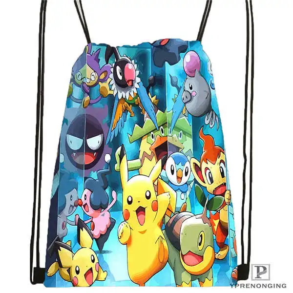 Пользовательские мультфильм-Покемон-милый @ 02-походная сумка на шнурке милый