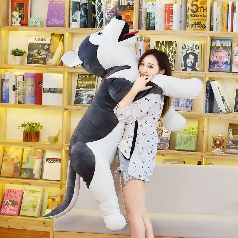Precio Gigante Perro Husky Almohada Muñeca Enorme Husky Animal Relleno De Peluche De Juguete Animal Relleno S