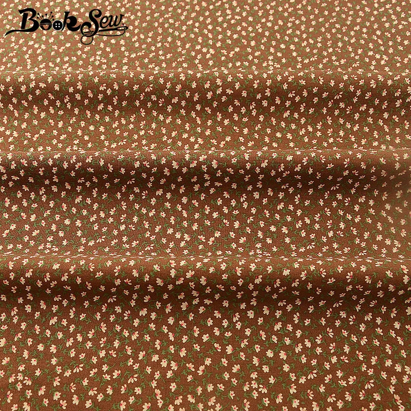 Booksew Tissus Au Meter 50x145 см Материал пэчворк шитье DIY Хлопок Поплин Ткань цветы