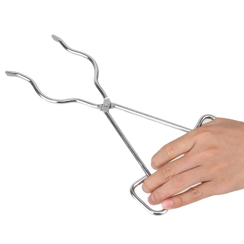 Нержавеющая сталь 30 см длина Тигельные щипцы блюдо держатель ювелирных изделий
