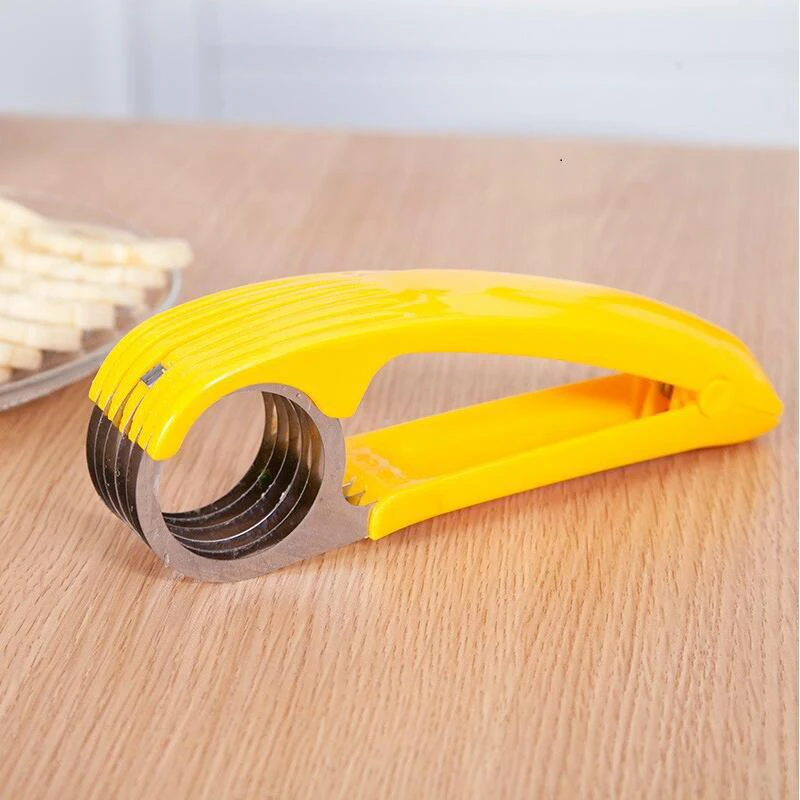 

Banana Cutter Slicers Vegetable Fruit Banana Shredders Ham Sausage Cutter Yellow Cucumber Knife Kitchen Tools Salad Slice