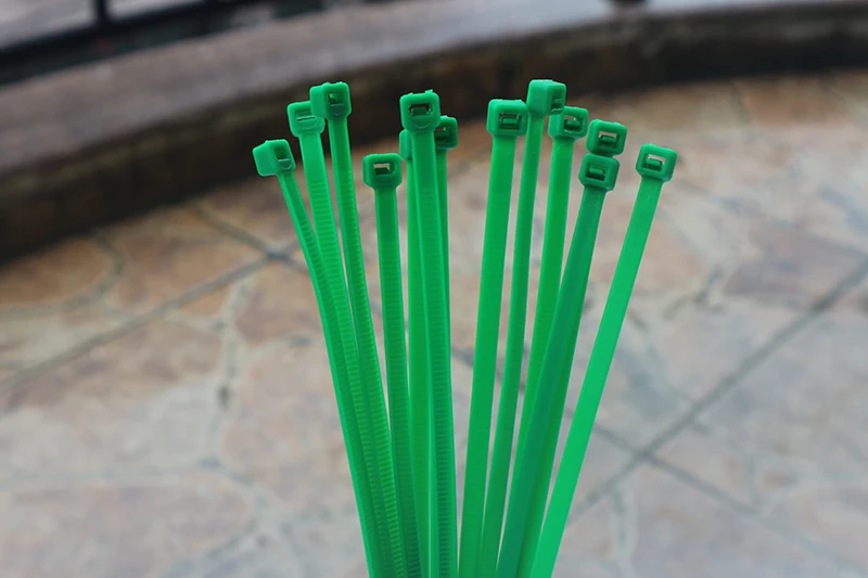 green color Self-locking plastic nylon tie cable fastening ring 150/200/250mm zip wraps strap | Обустройство дома