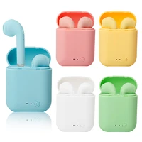 i7mini tws wireless earphones bluetooth 5 0 matte headphones mini earbuds gaming headset for xiaomi iphone huawei samsung
