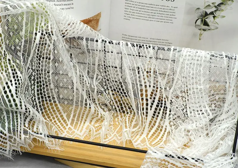 3 м/лот белая черная ширина 33 см утолщенная кружевная отделка для ресниц Сделай