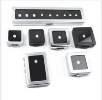 30pc/lot Loose Diamond Display Box PU Leather Case Gem Stone Storage Box Black White Pad Bead Pendant Gemstones Organizer Holder