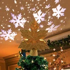 Рождественский проекционный светильник s, снежинка, фотолампа, проекционный светильник, подарки, домашний декор, рождественские светильники s