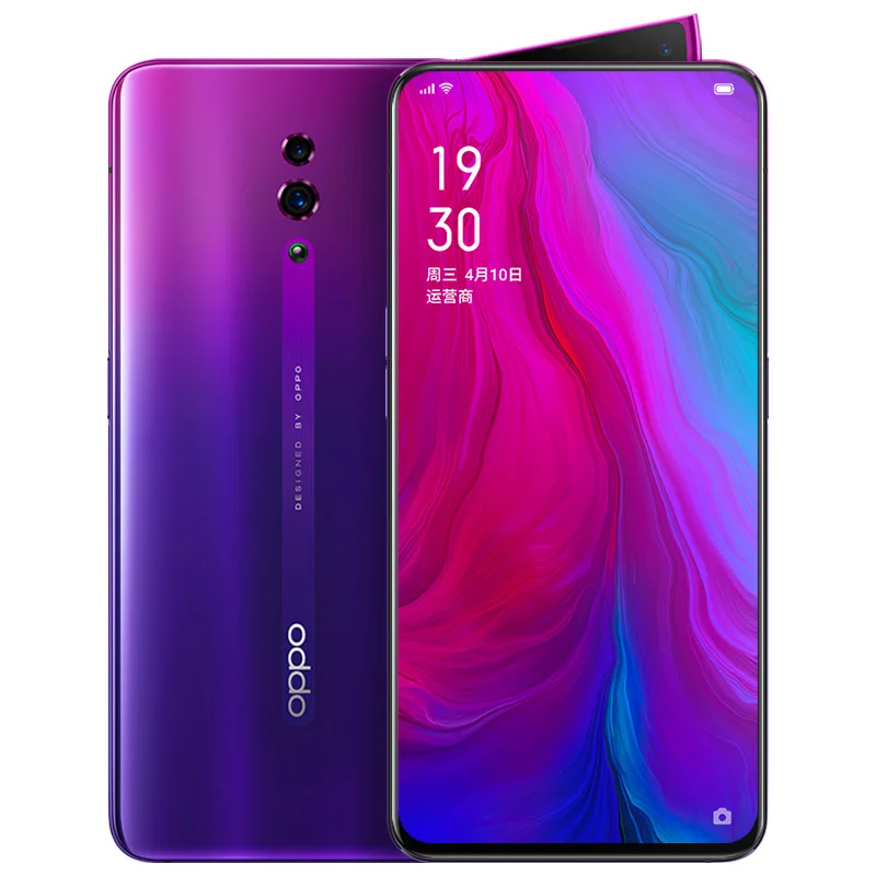 Смартфон OPPO Reno Android 9,0 Octa Core 3 камеры 48MP+ 5MP 3765mAh 6,4 дюймов NFC 2340*1080 отпечаток пальца ID