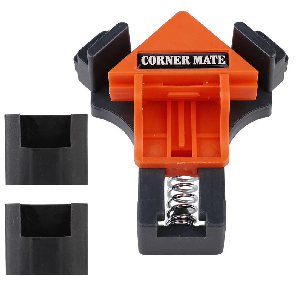 1/4PCS 90 Degree Right Angle Clamp Fixing Clips Picture Frame Corner Woodworking Hand Tool Clamps Pipe | Обустройство дома