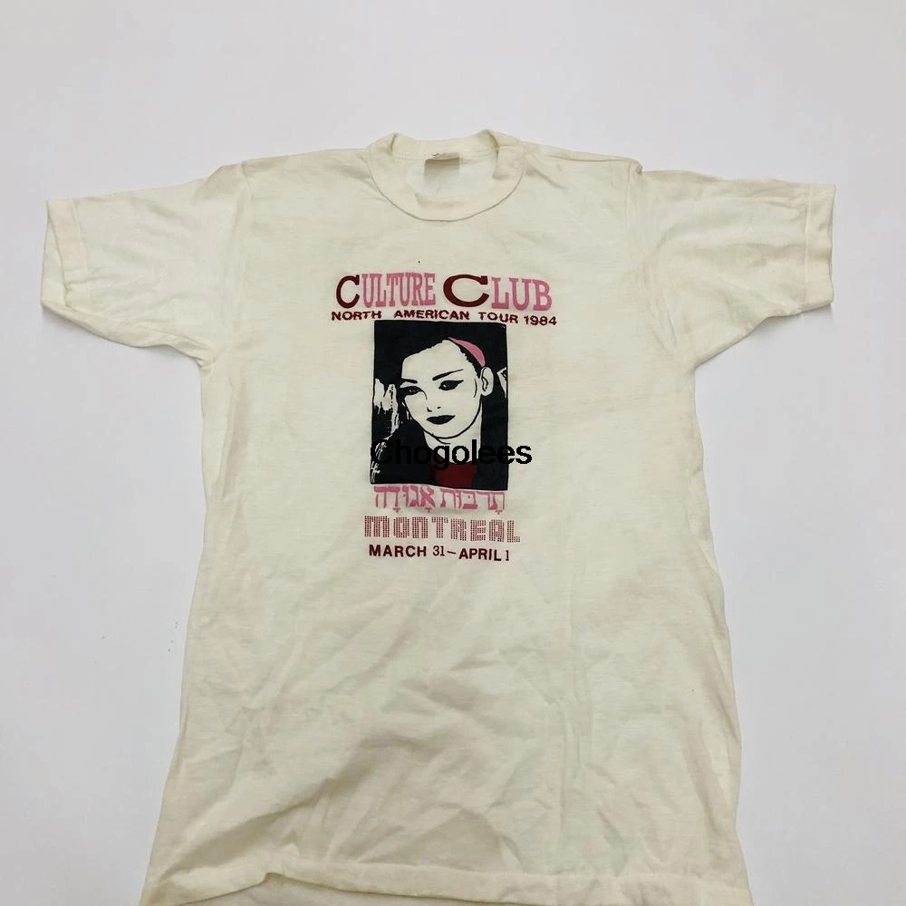 Винтажная футболка с изображением мальчика Джордж культура клуба