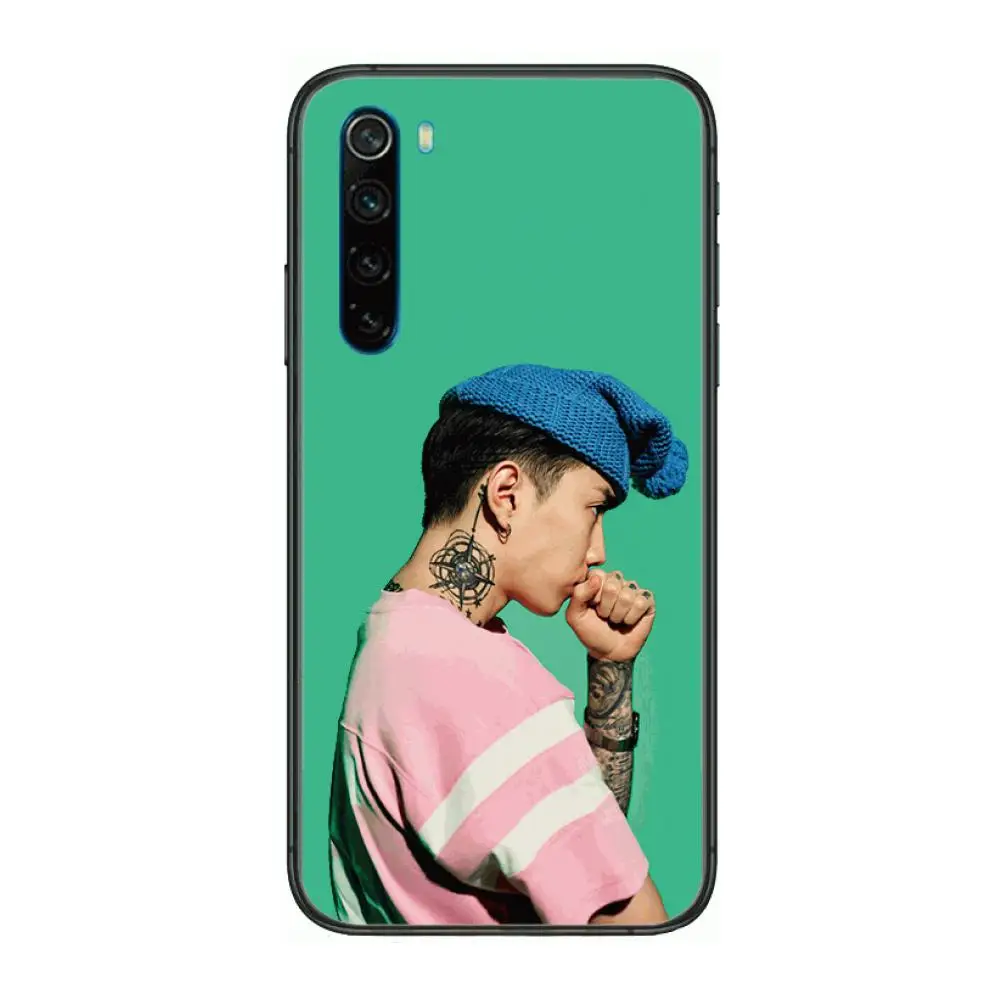 

Jay Park Kpop case cartoon Phone Case For XiaoMi Redmi Note 9S 8 7 6 5 A Pro T Y1 Anime Black Cover Silicone Back Pretty