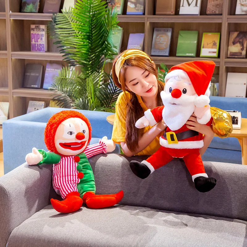 Милые куклы-клоуны куклы-марионетки Дед Мороз клоун реквизит для выступлений