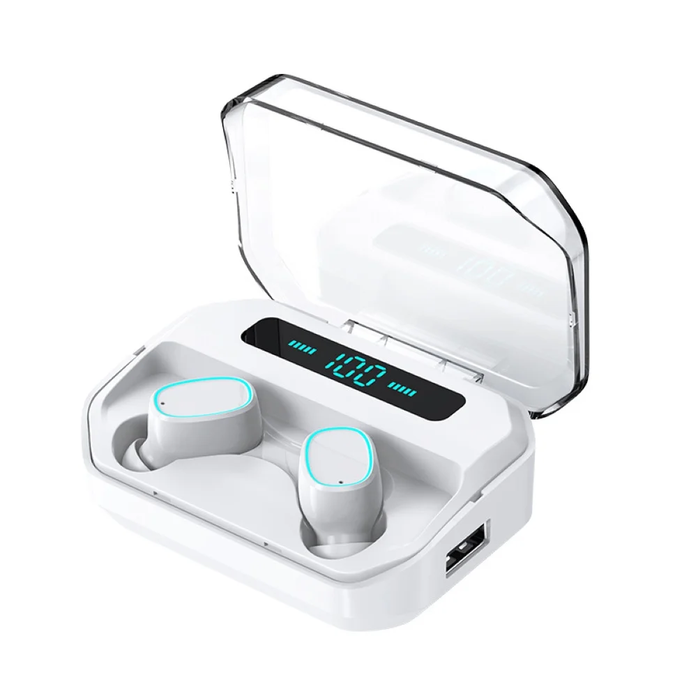 M8 TWS Bluetooth Беспроводные наушники с цифровым дисплеем водонепроницаемые