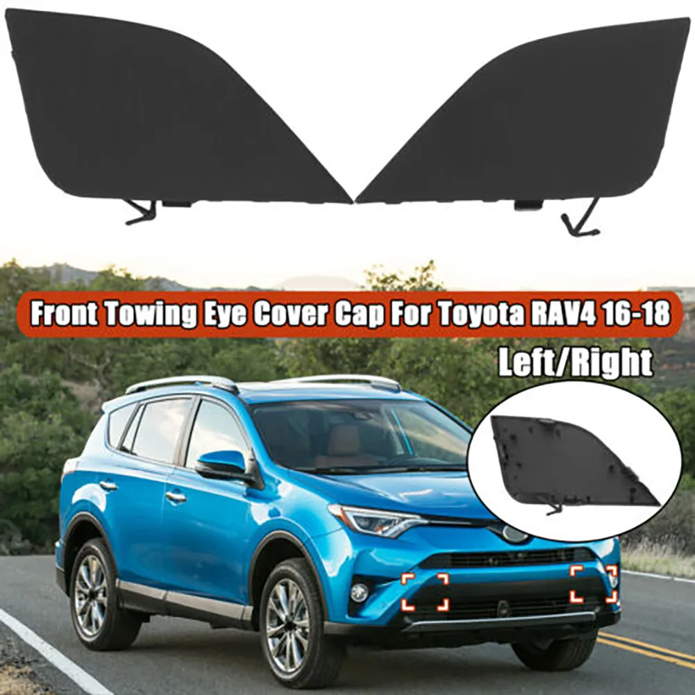 

Black Front Towing Eye Cover High Quality L / R Front Bumper Stable Characteristic
