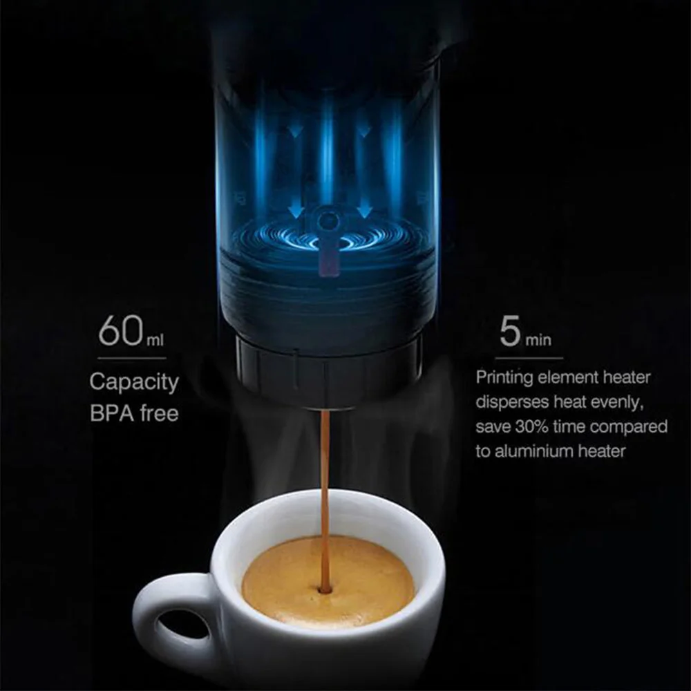 Online Macchina Per Caffè Espresso Macchina Per Caffè Portatile Per Auto DC 12V Macchina Per Caffè Espresso Macchina Per Caffè In Polvere Per Capsule Di Caffè Per Ufficio A Casa