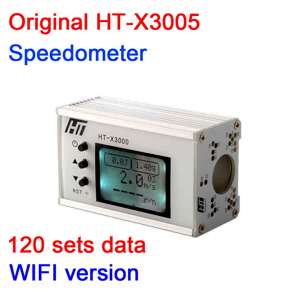 Оригинальный цифровой ЖК-дисплей анемометра съемка велометр измеритель