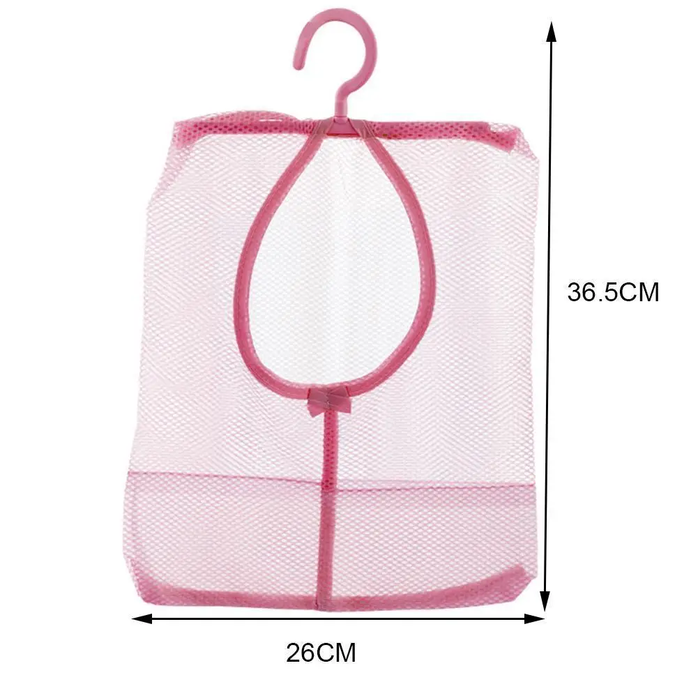 

Hanging Breathable Mesh Bag Storage Clothes Net Bathroom Balcony Towel Underwear Socks Soap Draining Organizer Basket Cloth O7S7