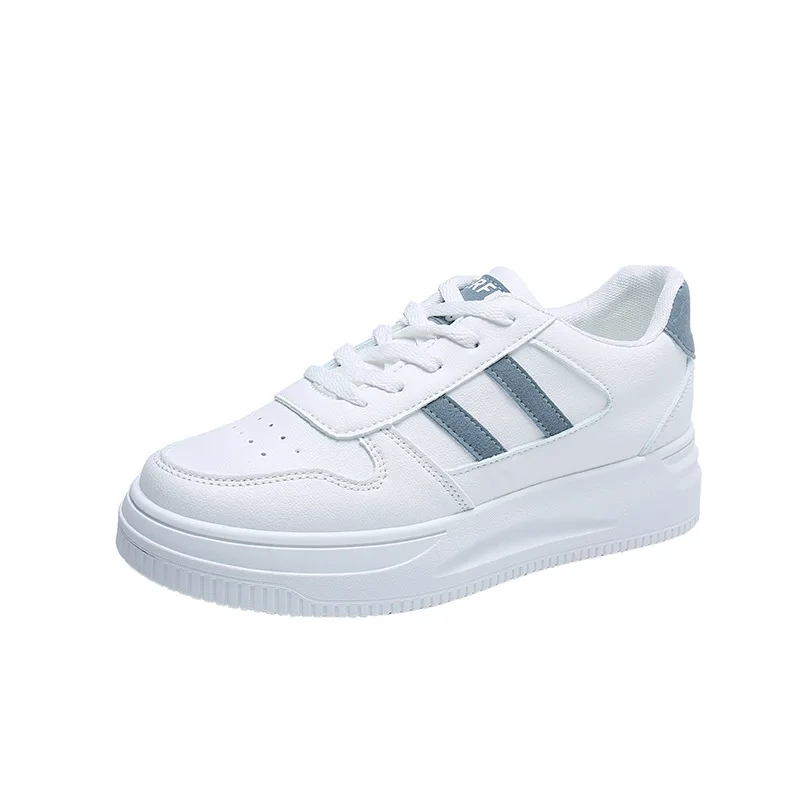 

2021 Spring New Korean Version of Ins Small White Shoes Female Students Thick-soled Sports Shoes Female Street Casual Shoes QR02