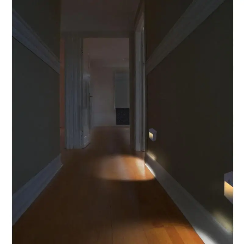 

LED Night Lamp Human Body Induction Adhesive Bedroom Baby Room Home Corridor Emergency Light Plastic Sensor Lighting