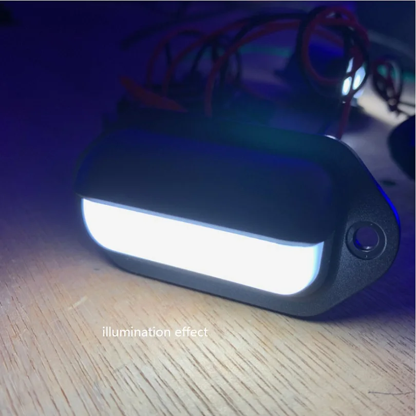 2 шт. светодиодные фонари для номерного знака Автомобильная дверная индикаторная