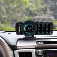 head up display 3 ultra large lcd screen hud monitor obdii gps dual system instrument panel engine fault code alarm