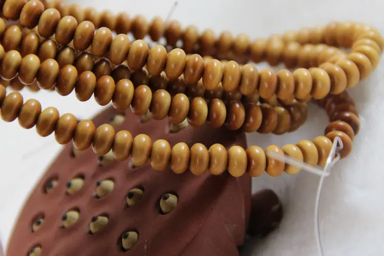 Тибетский буддизм оливковый орех Abacus молитвенные бусины Mala(110 DIY) | Украшения и