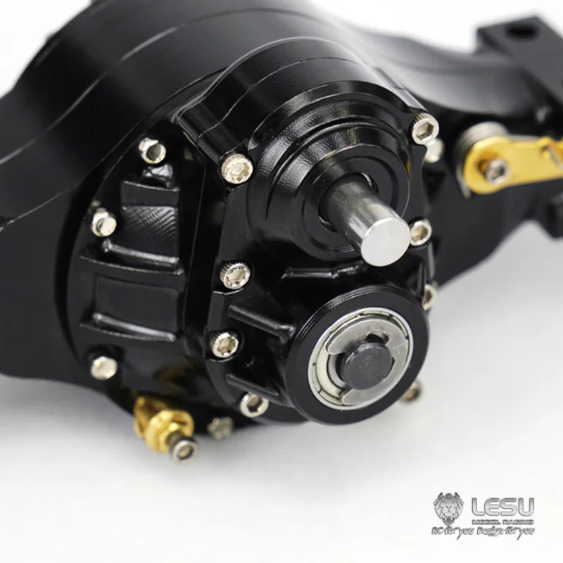 

US Stock LESU Metal Front Axle B Differential Lock RC 1/14 Truck Tractor TMY Model