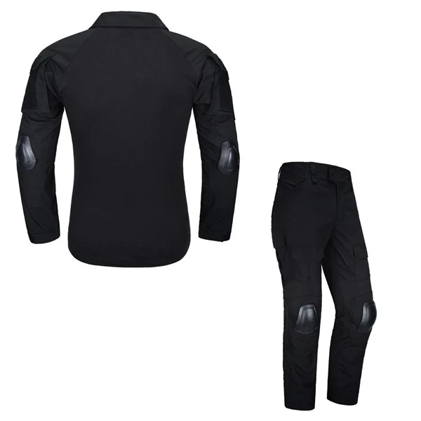 Камуфляжная Военная тактическая Униформа с налокотниками костюмы для охоты